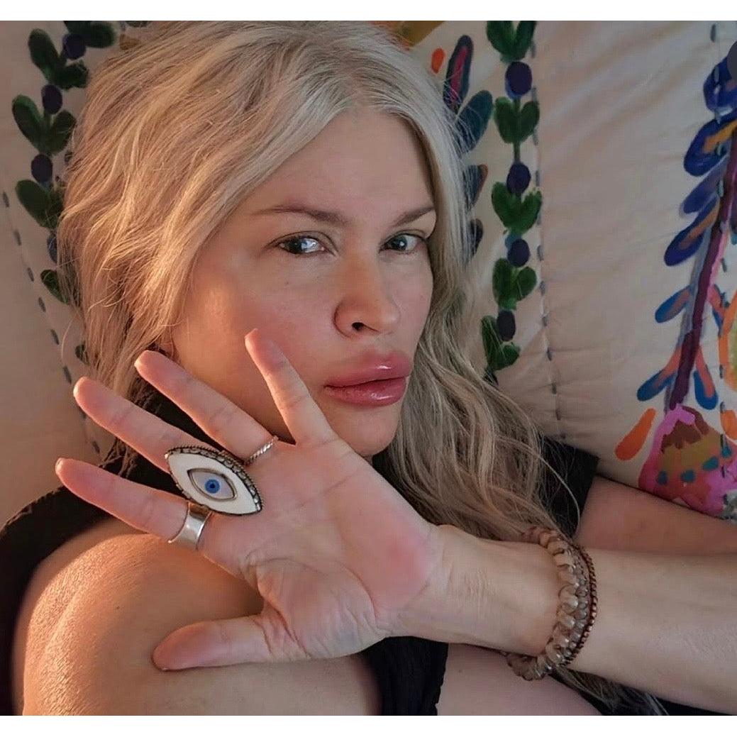 Protective Eye Ring-Womens-Eclectic-Boutique-Clothing-for-Women-Online-Hippie-Clothes-Shop