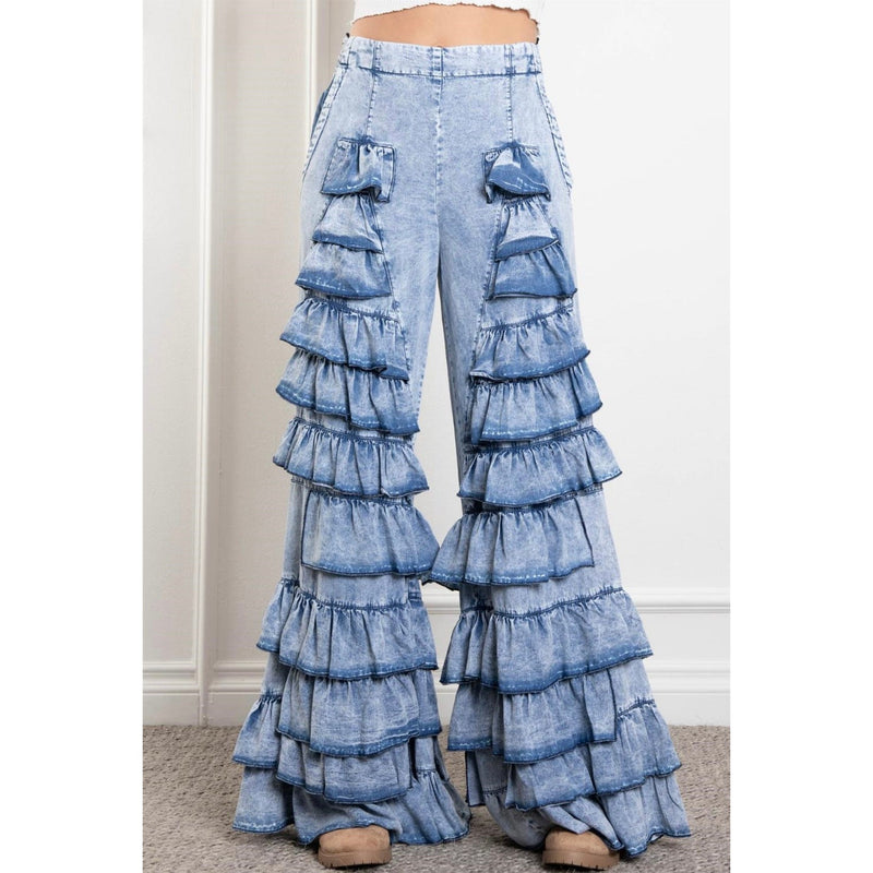 Rhapsody in Ruffles Bell Bottoms-Womens-Eclectic-Boutique-Clothing-for-Women-Online-Hippie-Clothes-Shop