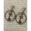 Rhinestone Key & Hoop Earrings-Womens-Eclectic-Boutique-Clothing-for-Women-Online-Hippie-Clothes-Shop