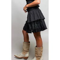 Ruffled Mini Skirt-Womens-Eclectic-Boutique-Clothing-for-Women-Online-Hippie-Clothes-Shop