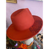 Rust Sunflower Fedora-Womens-Eclectic-Boutique-Clothing-for-Women-Online-Hippie-Clothes-Shop