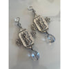 Saint Michael Earrings-Silver-Womens-Eclectic-Boutique-Clothing-for-Women-Online-Hippie-Clothes-Shop