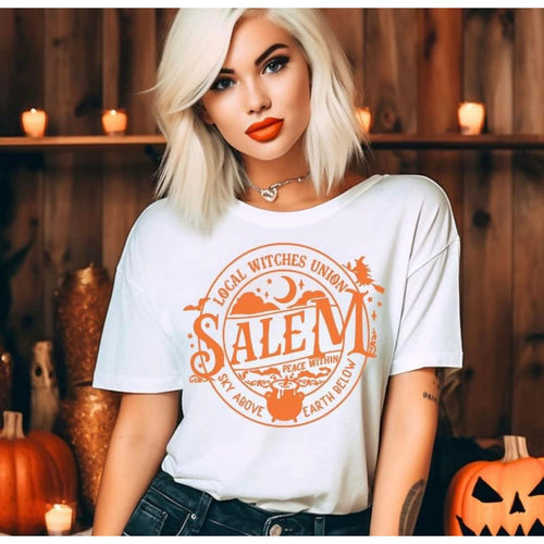 Salem Witches Union Shirt-Womens-Eclectic-Boutique-Clothing-for-Women-Online-Hippie-Clothes-Shop