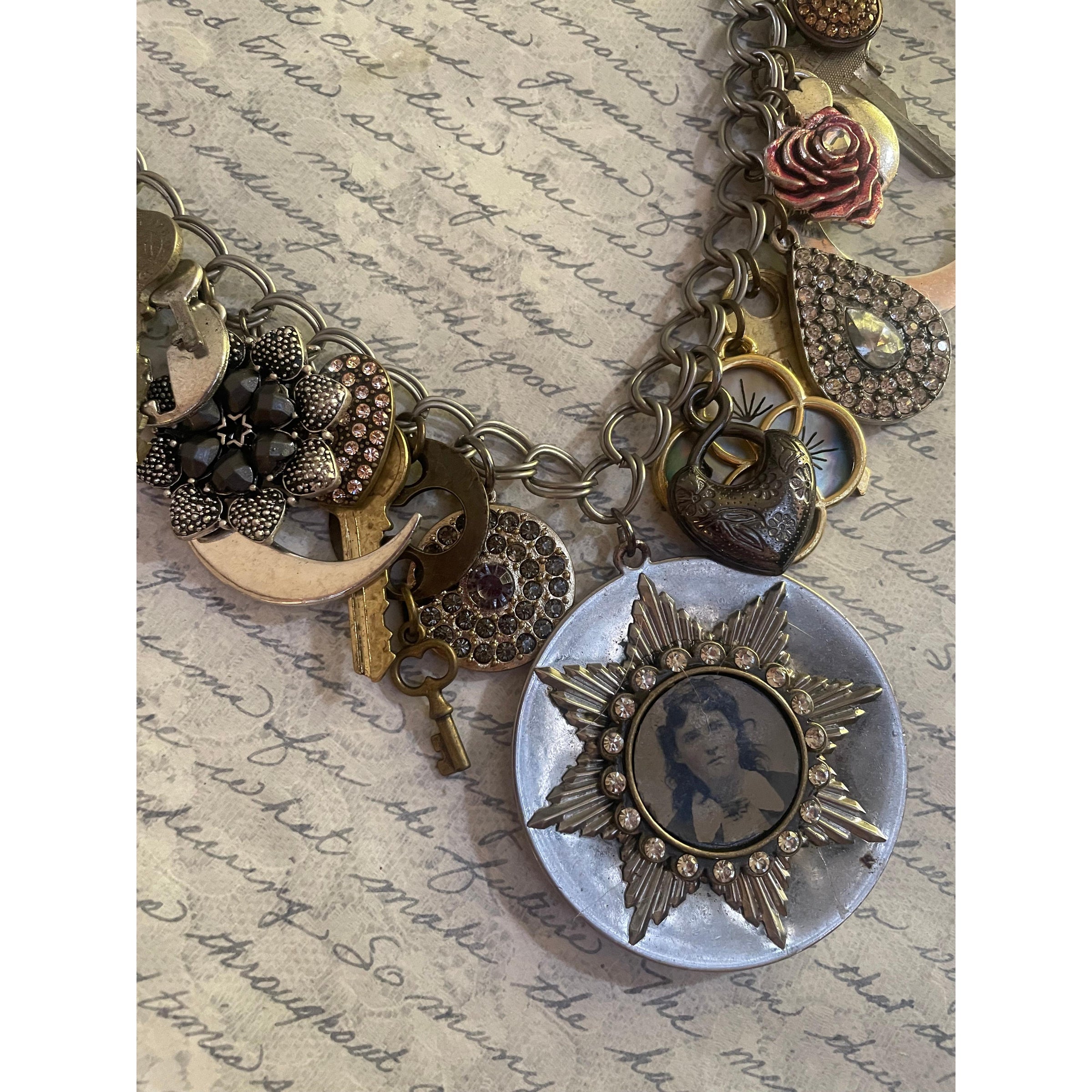 Secret Society Tintype Necklace-Womens-Eclectic-Boutique-Clothing-for-Women-Online-Hippie-Clothes-Shop