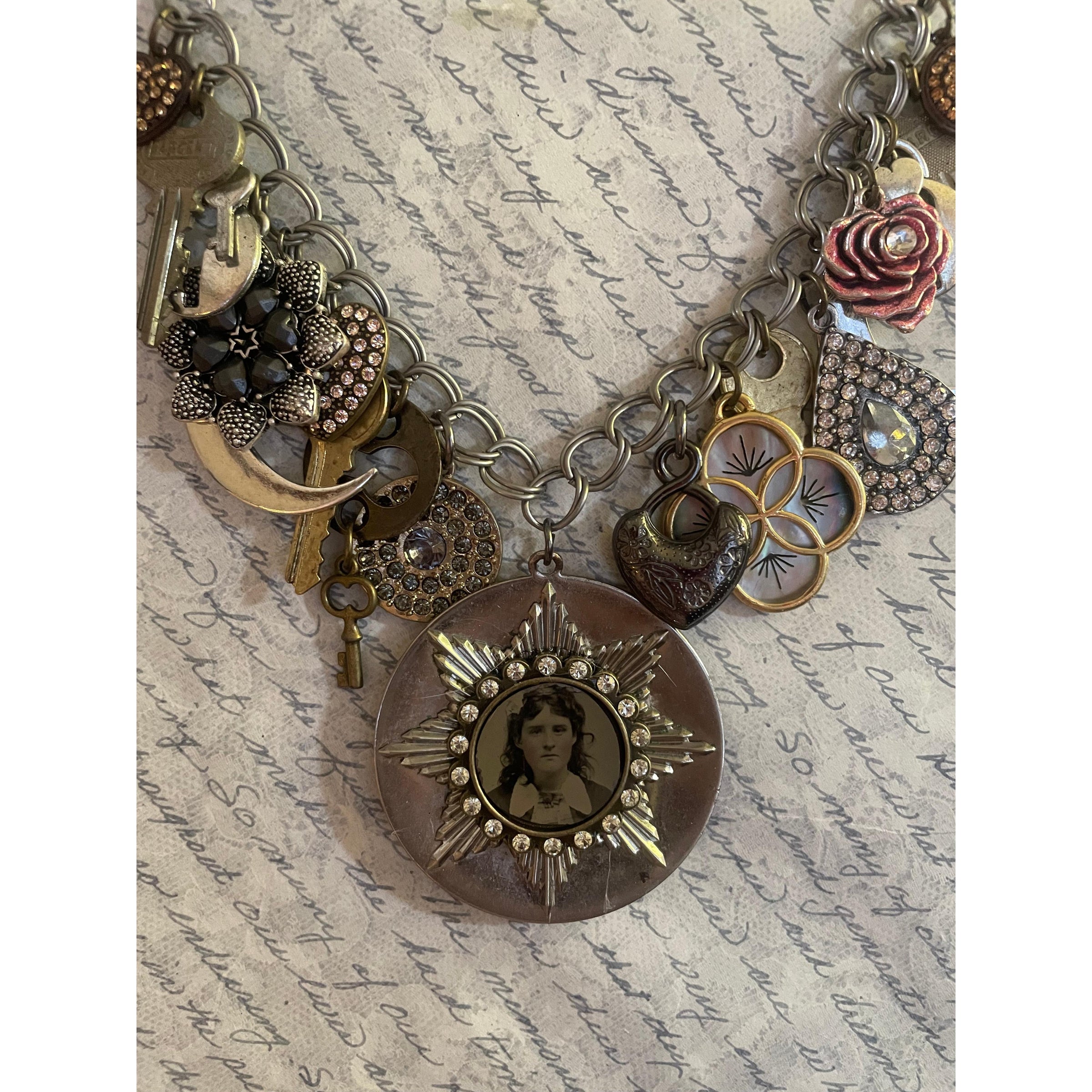 Secret Society Tintype Necklace-Womens-Eclectic-Boutique-Clothing-for-Women-Online-Hippie-Clothes-Shop