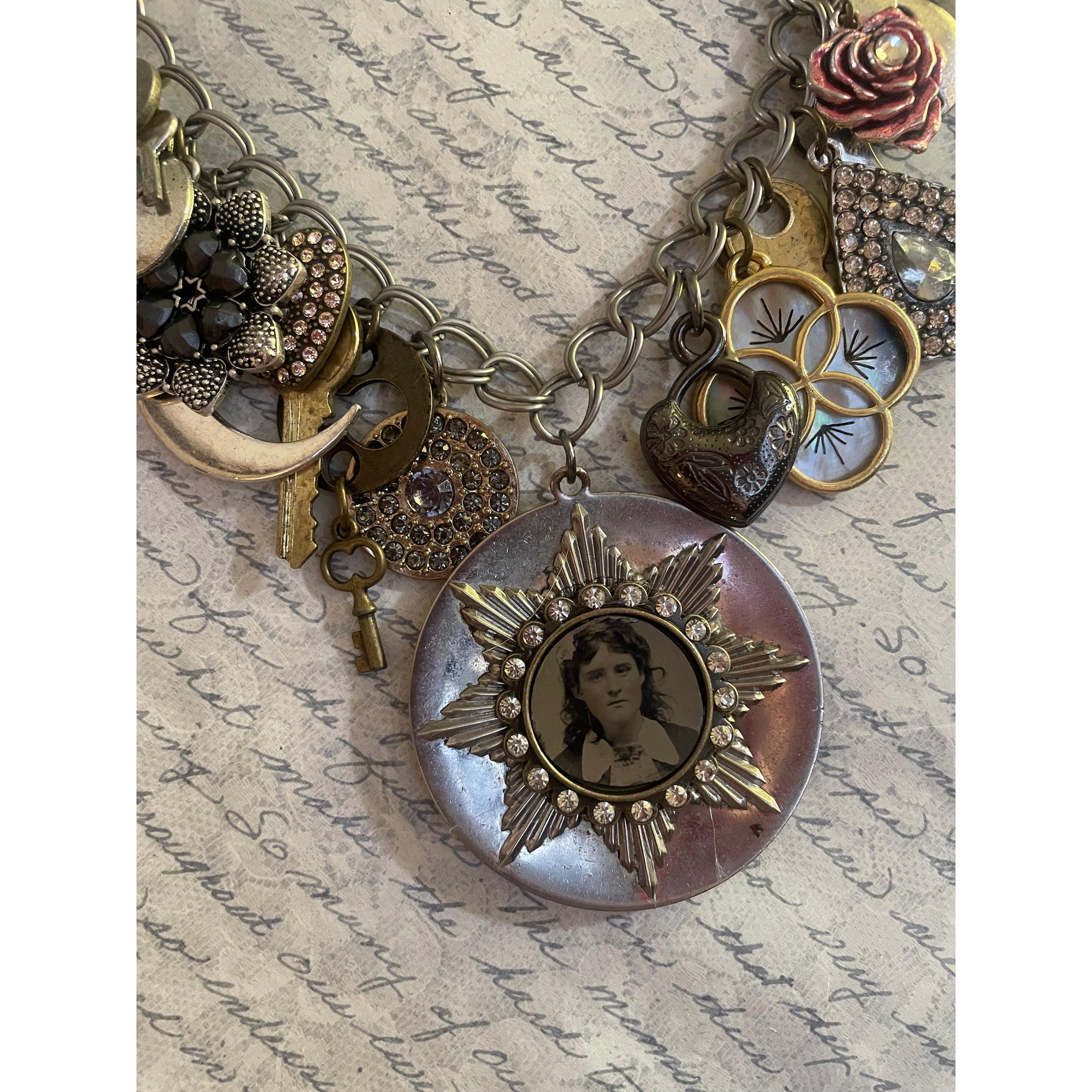 Secret Society Tintype Necklace-Womens-Eclectic-Boutique-Clothing-for-Women-Online-Hippie-Clothes-Shop