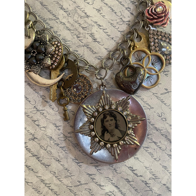 Secret Society Tintype Necklace-Womens-Eclectic-Boutique-Clothing-for-Women-Online-Hippie-Clothes-Shop