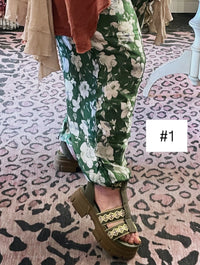 Silk banded bottom pants-Womens-Eclectic-Boutique-Clothing-for-Women-Online-Hippie-Clothes-Shop