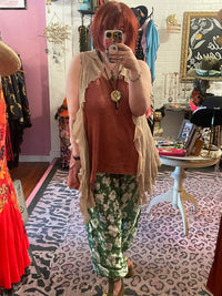 Silk banded bottom pants-Womens-Eclectic-Boutique-Clothing-for-Women-Online-Hippie-Clothes-Shop