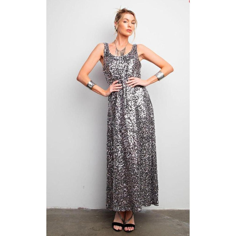 Silver Screen Maxi Dress Savannah Hoffman Designs Silver Screen Maxi Dress Savannah Hoffman Designs