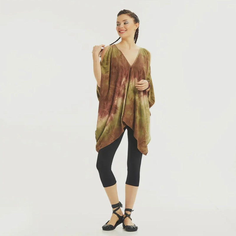 Smoky Tie Dye Tunic-Womens-Eclectic-Boutique-Clothing-for-Women-Online-Hippie-Clothes-Shop