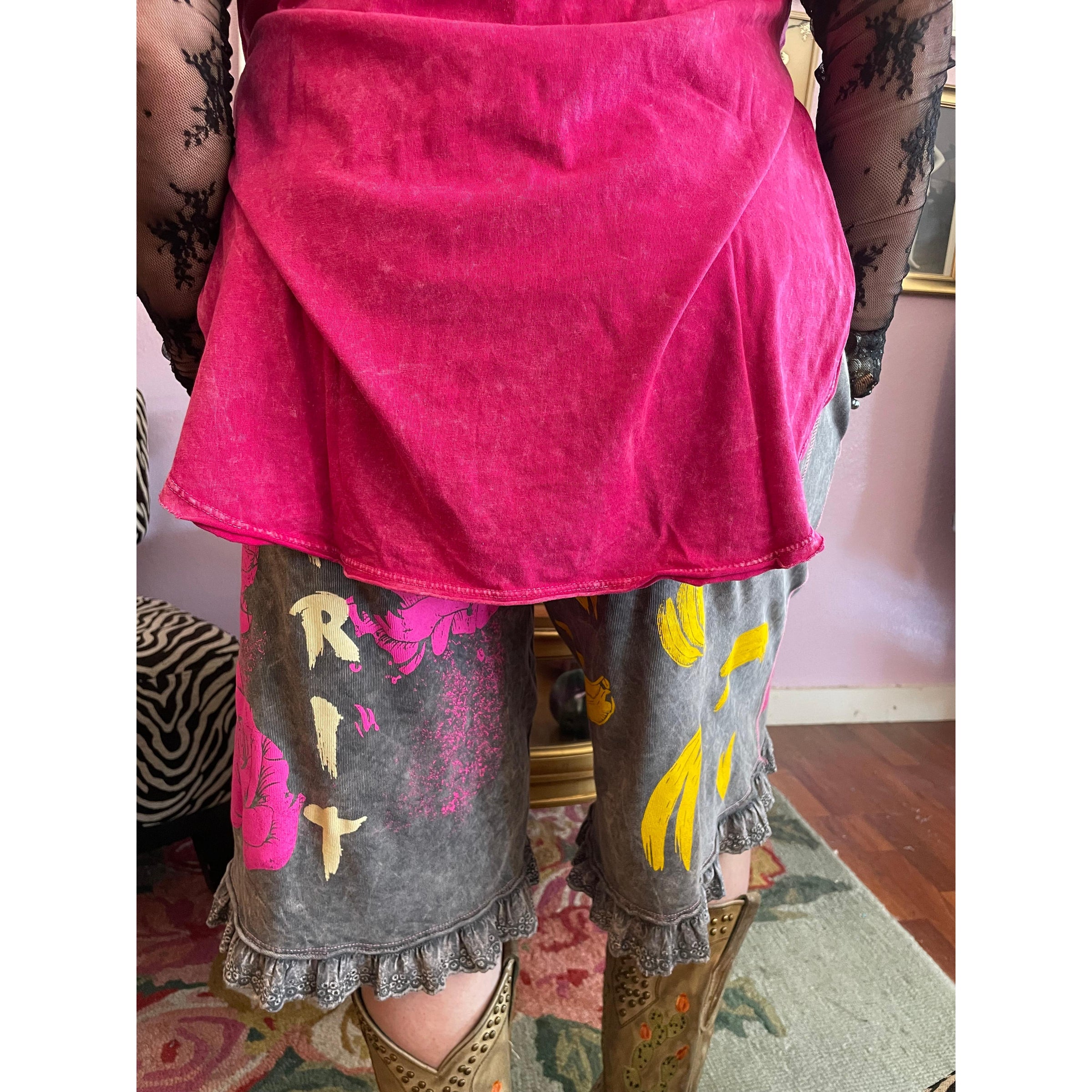 Tiger Party Shorts-Womens-Eclectic-Boutique-Clothing-for-Women-Online-Hippie-Clothes-Shop