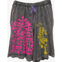 Tiger Party Shorts-Womens-Eclectic-Boutique-Clothing-for-Women-Online-Hippie-Clothes-Shop