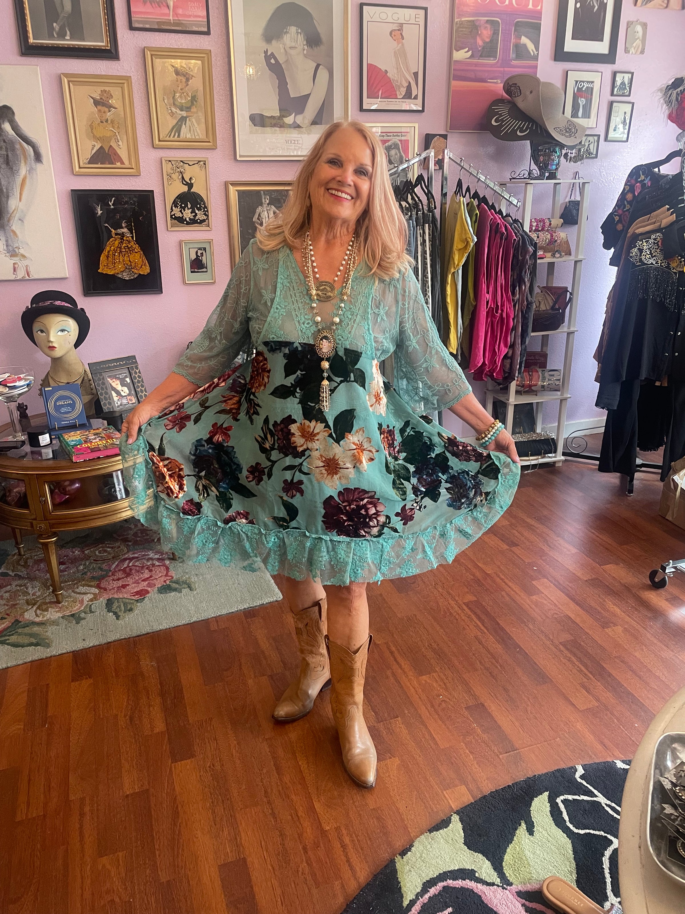 True Blue Dress by Rare Bird-Womens-Eclectic-Boutique-Clothing-for-Women-Online-Hippie-Clothes-Shop