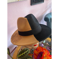 Two Tone Wildflower Fedora-Womens-Eclectic-Boutique-Clothing-for-Women-Online-Hippie-Clothes-Shop