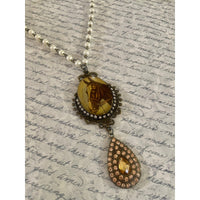 Vintage Horse Cameo Necklace-Womens-Eclectic-Boutique-Clothing-for-Women-Online-Hippie-Clothes-Shop