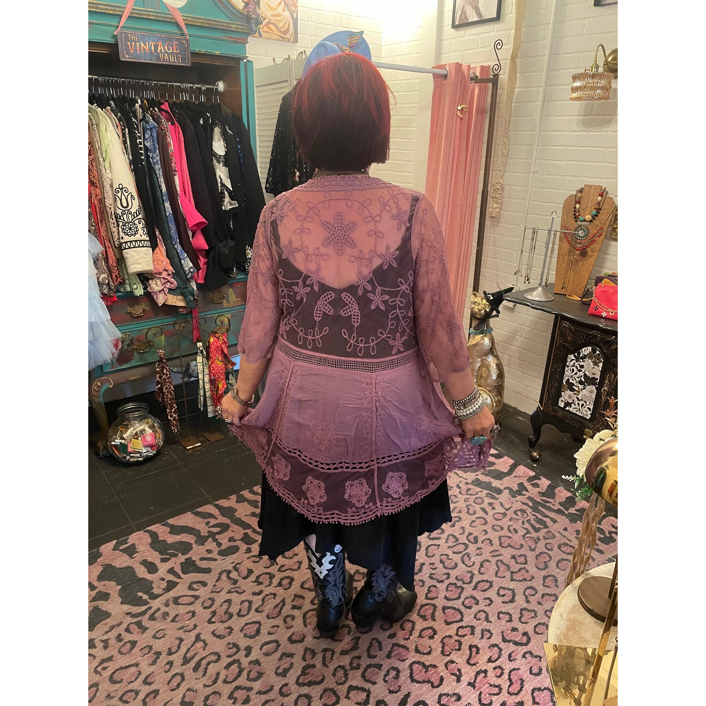 Vintage Vibes Lace Tunic-Womens-Eclectic-Boutique-Clothing-for-Women-Online-Hippie-Clothes-Shop