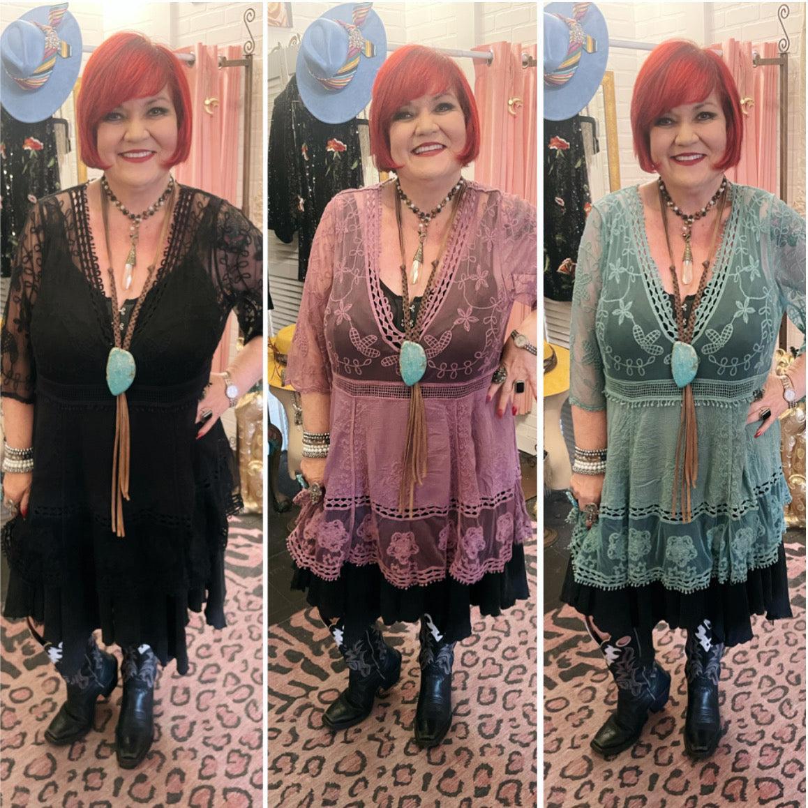 Vintage Vibes Lace Tunic-Womens-Eclectic-Boutique-Clothing-for-Women-Online-Hippie-Clothes-Shop