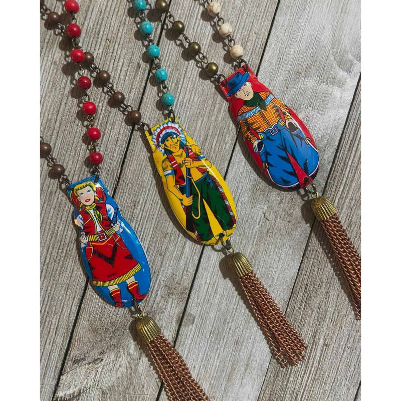 Vintage Western Necklaces-Womens-Eclectic-Boutique-Clothing-for-Women-Online-Hippie-Clothes-Shop