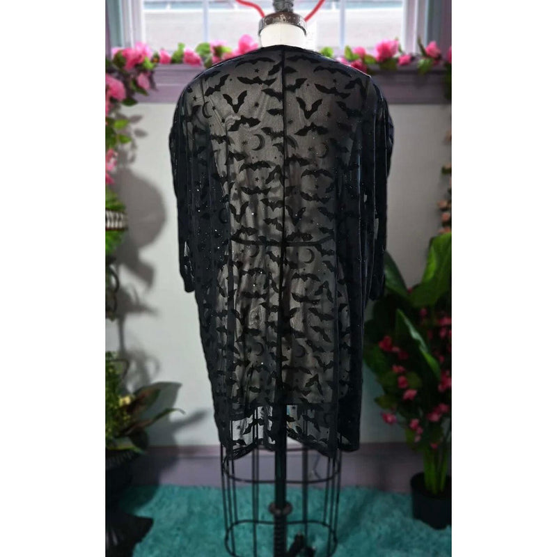 Wax Poetic Sparkle Bat Kimono-Womens-Eclectic-Boutique-Clothing-for-Women-Online-Hippie-Clothes-Shop