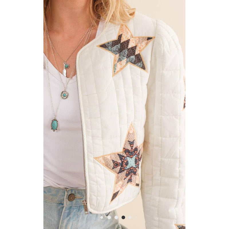 White Nights Quilted Star Jacket-Womens-Eclectic-Boutique-Clothing-for-Women-Online-Hippie-Clothes-Shop