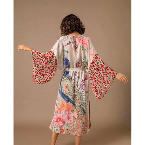 White Peacock Kimono-One size-Womens-Eclectic-Boutique-Clothing-for-Women-Online-Hippie-Clothes-Shop