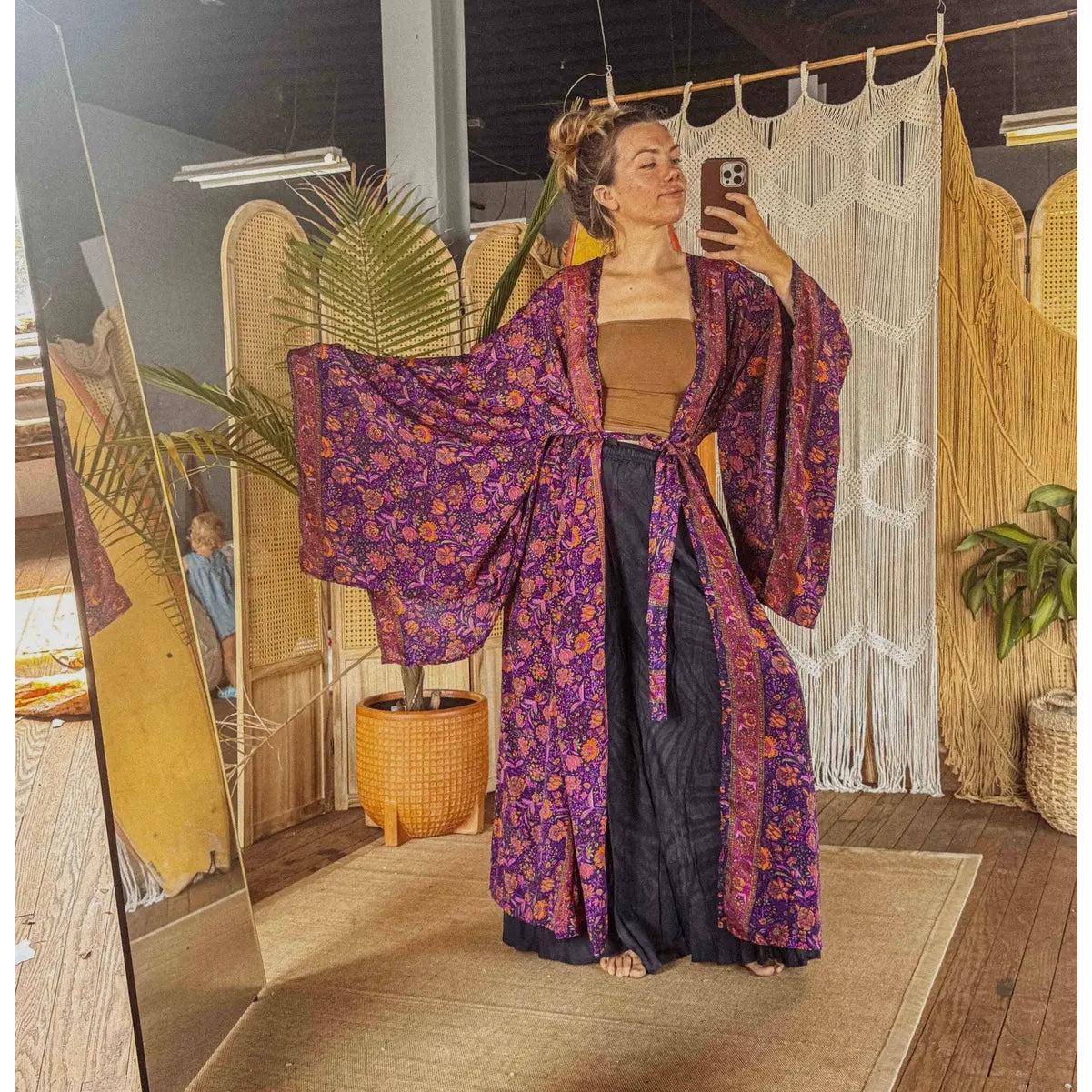 Woodstock Kimono-Purple – Savannah Hoffman Designs