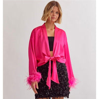 Zsa Zsa Jacket- Hot Pink-Womens-Eclectic-Boutique-Clothing-for-Women-Online-Hippie-Clothes-Shop
