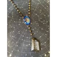 Blue Mystic Eye Necklace-Womens-Eclectic-Boutique-Clothing-for-Women-Online-Hippie-Clothes-Shop