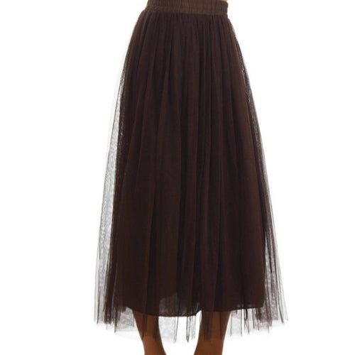 Chocolate Tulle Skirt-Womens-Eclectic-Boutique-Clothing-for-Women-Online-Hippie-Clothes-Shop