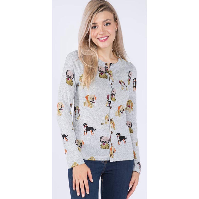 Dog Lovers Cardigan-Womens-Eclectic-Boutique-Clothing-for-Women-Online-Hippie-Clothes-Shop