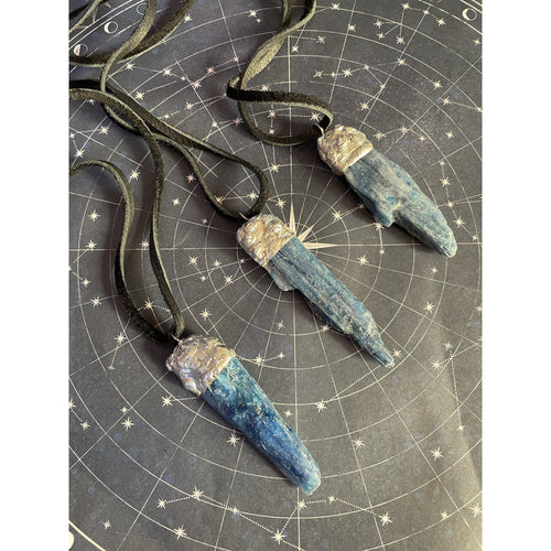 Kyanite wand necklace-Womens-Eclectic-Boutique-Clothing-for-Women-Online-Hippie-Clothes-Shop