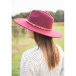 McVie Wine Wide Brim Hat-Womens-Eclectic-Boutique-Clothing-for-Women-Online-Hippie-Clothes-Shop