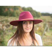 McVie Wine Wide Brim Hat-Womens-Eclectic-Boutique-Clothing-for-Women-Online-Hippie-Clothes-Shop