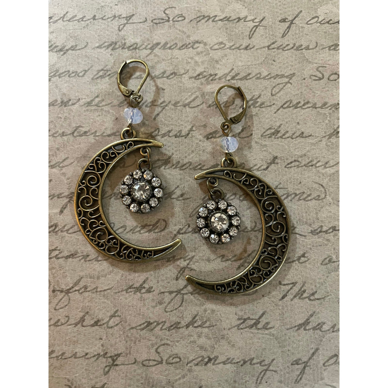 Moon Gazer Earrings-Womens-Eclectic-Boutique-Clothing-for-Women-Online-Hippie-Clothes-Shop