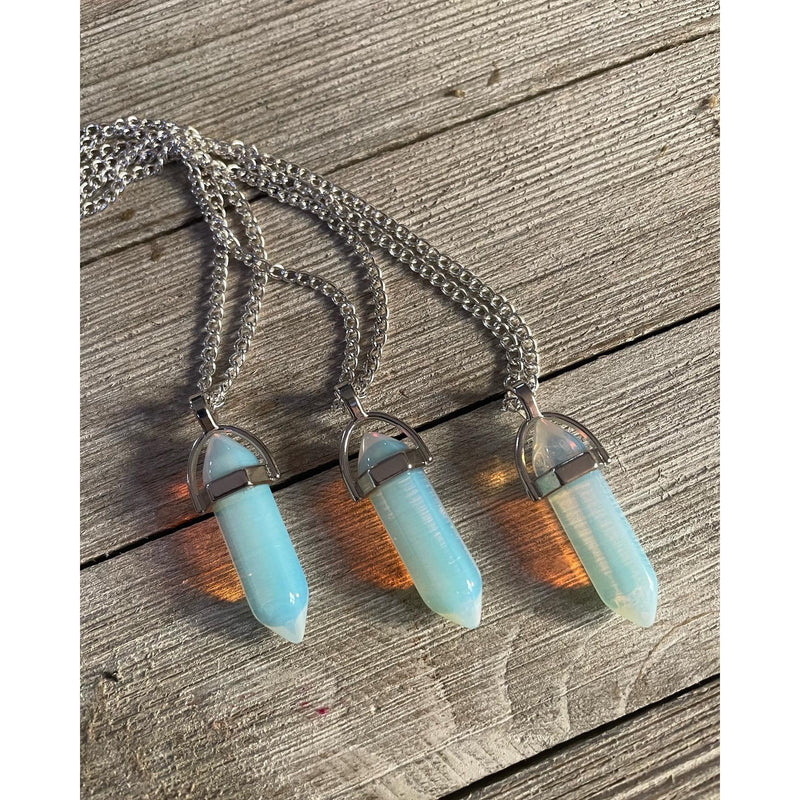 Opal Crystal Necklace-Womens-Eclectic-Boutique-Clothing-for-Women-Online-Hippie-Clothes-Shop