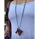 Rustic glamour initial necklace-Womens-Eclectic-Boutique-Clothing-for-Women-Online-Hippie-Clothes-Shop