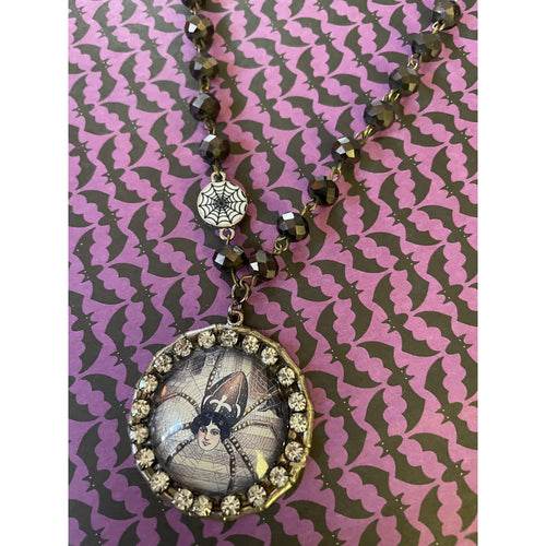 Spider Woman Necklace-Womens-Eclectic-Boutique-Clothing-for-Women-Online-Hippie-Clothes-Shop