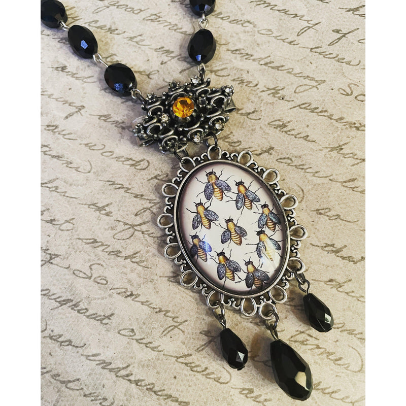 The Bee’s Knees Necklace-Womens-Eclectic-Boutique-Clothing-for-Women-Online-Hippie-Clothes-Shop