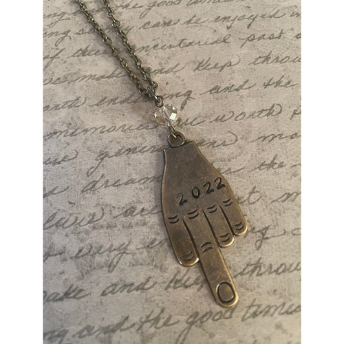 The FU 2022 necklace-Womens-Eclectic-Boutique-Clothing-for-Women-Online-Hippie-Clothes-Shop