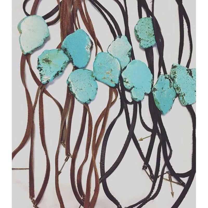 Turquoise slab bolo-Womens-Eclectic-Boutique-Clothing-for-Women-Online-Hippie-Clothes-Shop