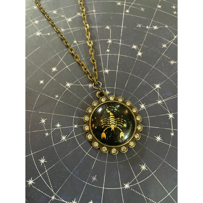 Zodiac Necklace-Womens-Eclectic-Boutique-Clothing-for-Women-Online-Hippie-Clothes-Shop