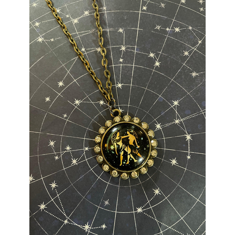 Zodiac Necklace-Womens-Eclectic-Boutique-Clothing-for-Women-Online-Hippie-Clothes-Shop