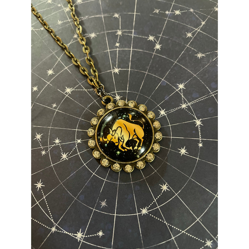 Zodiac Necklace-Womens-Eclectic-Boutique-Clothing-for-Women-Online-Hippie-Clothes-Shop