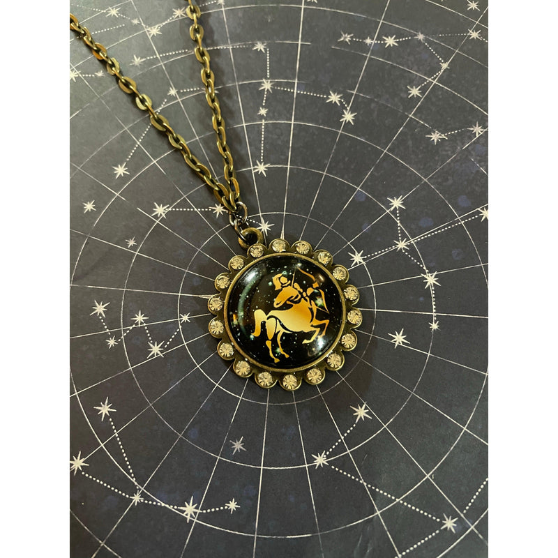 Zodiac Necklace-Womens-Eclectic-Boutique-Clothing-for-Women-Online-Hippie-Clothes-Shop